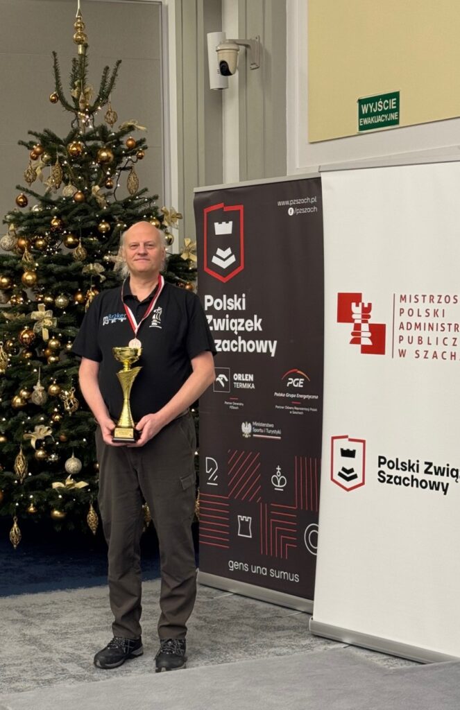 Brązowy medalista Mistrzostw Polski Administracji Publicznej 2025 Andrzej Szewczak